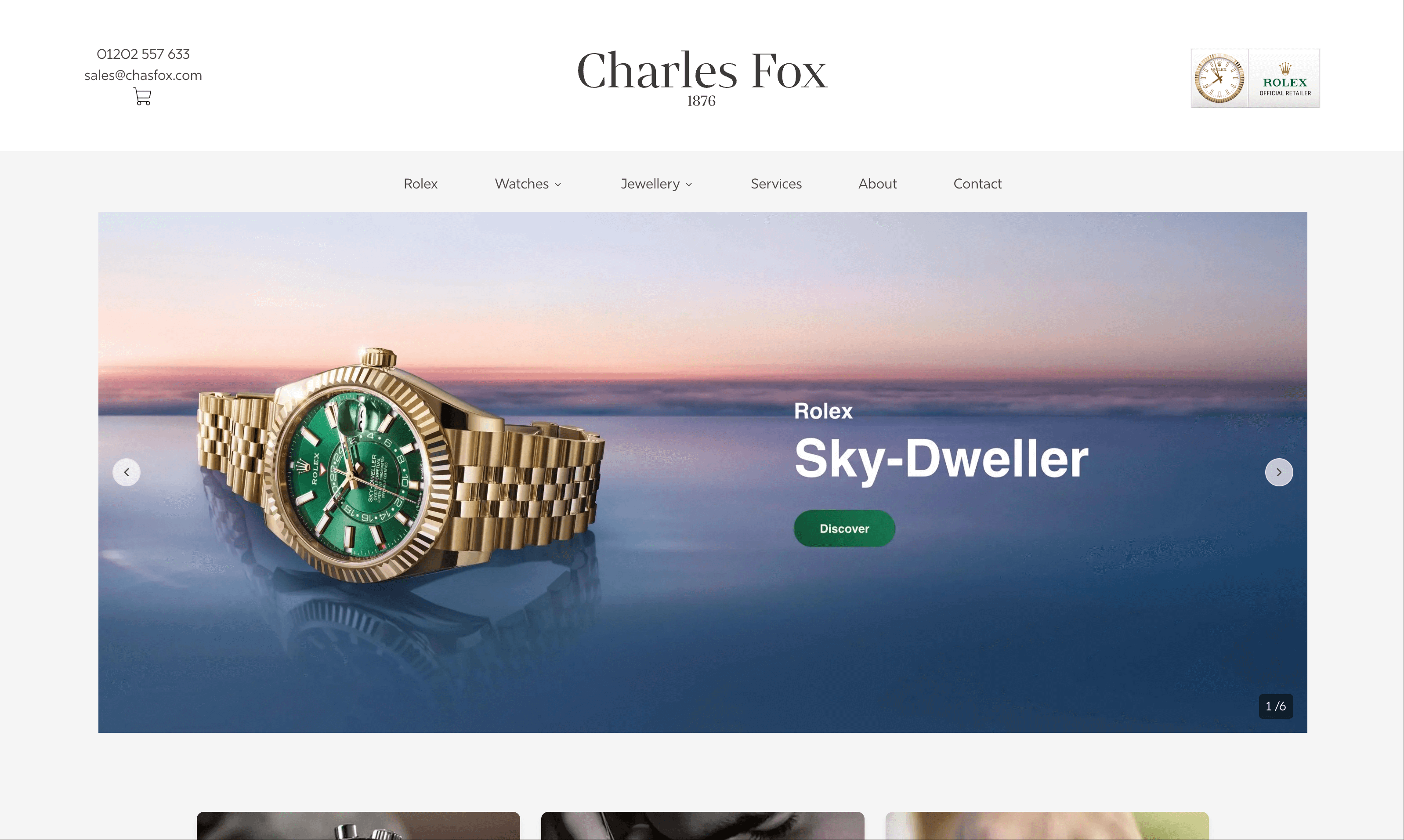 Charles Fox Luxury E-commerce Platform
