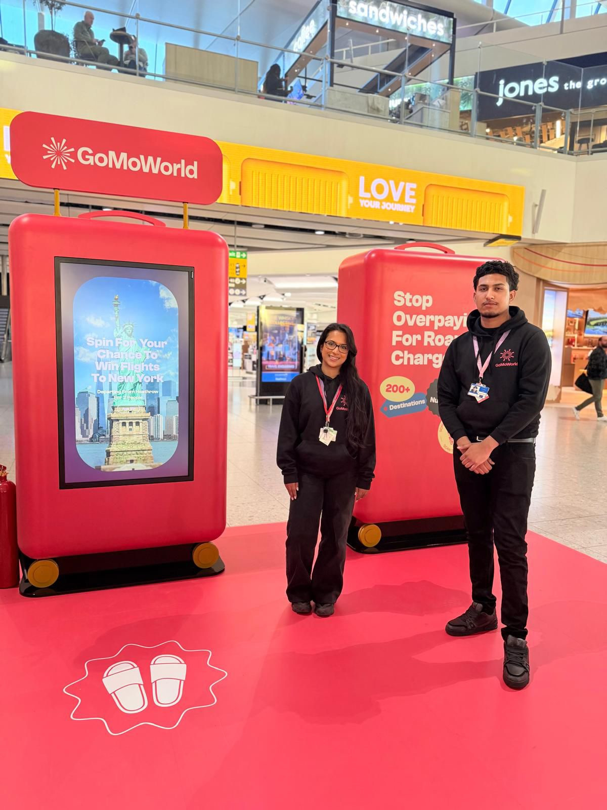 GoMoWorld Heathrow Slot Machine Activation screen